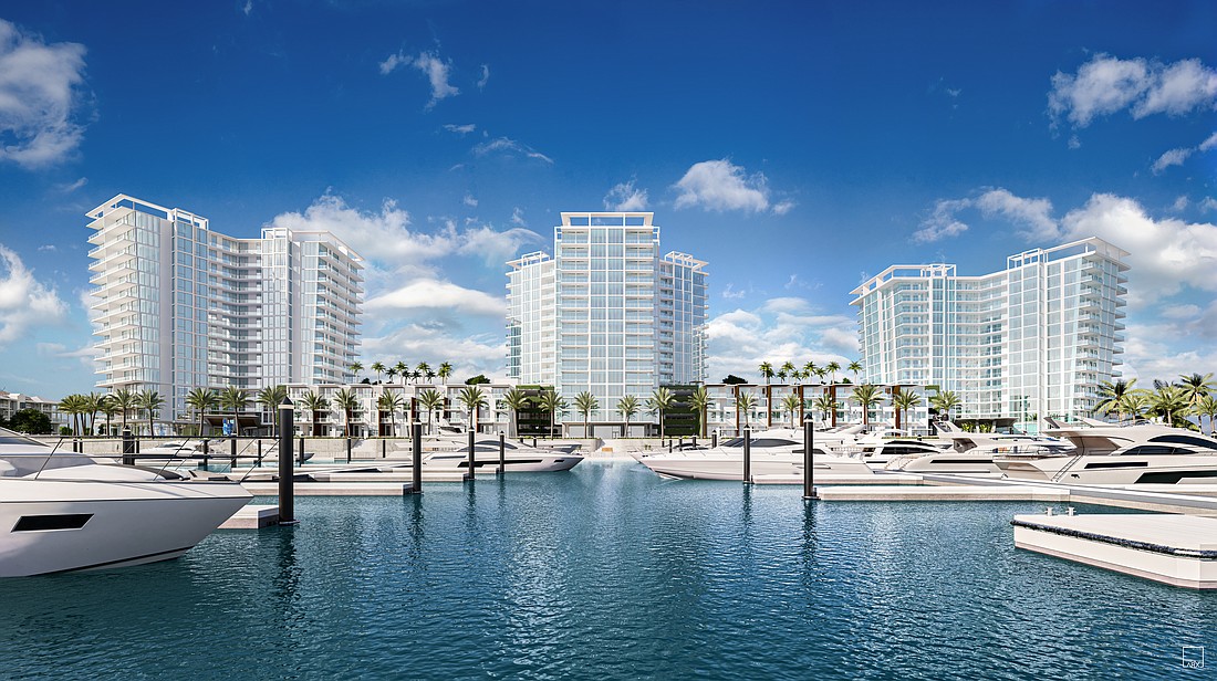 Sales start at Tampa condo tower with space for 90-foot yachts - BTI ...
